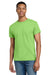 Gildan 2000/2000T Mens Ultra Short Sleeve Crewneck T-Shirt Lime Green Model Front