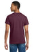 Gildan 2000/2000T Mens Ultra Short Sleeve Crewneck T-Shirt Maroon Model Back