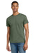 Gildan 2000/2000T Mens Ultra Short Sleeve Crewneck T-Shirt Military Green Model Front