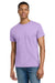 Gildan 2000/2000T Mens Ultra Short Sleeve Crewneck T-Shirt Orchid Purple Model Front