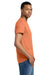 Gildan 2000/2000T Mens Ultra Short Sleeve Crewneck T-Shirt Tangerine Orange Model Side