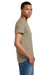 Gildan 2000/2000T Mens Ultra Short Sleeve Crewneck T-Shirt Tan Model Side