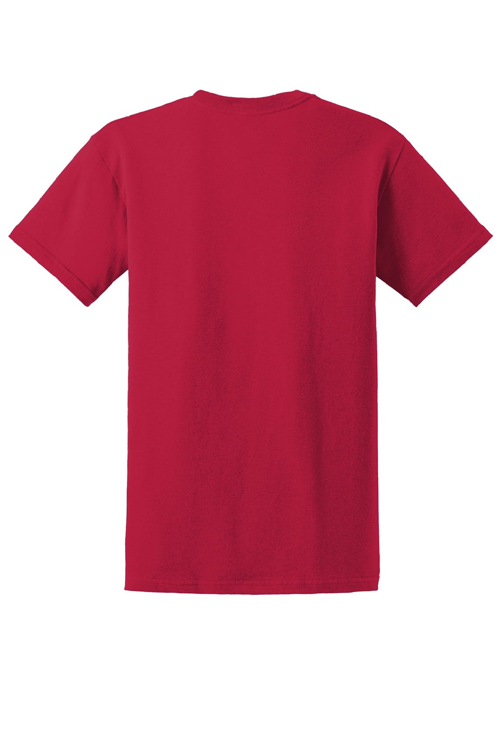 Gildan 2000/2000T Mens Ultra Short Sleeve Crewneck T-Shirt Cherry Red Flat Back