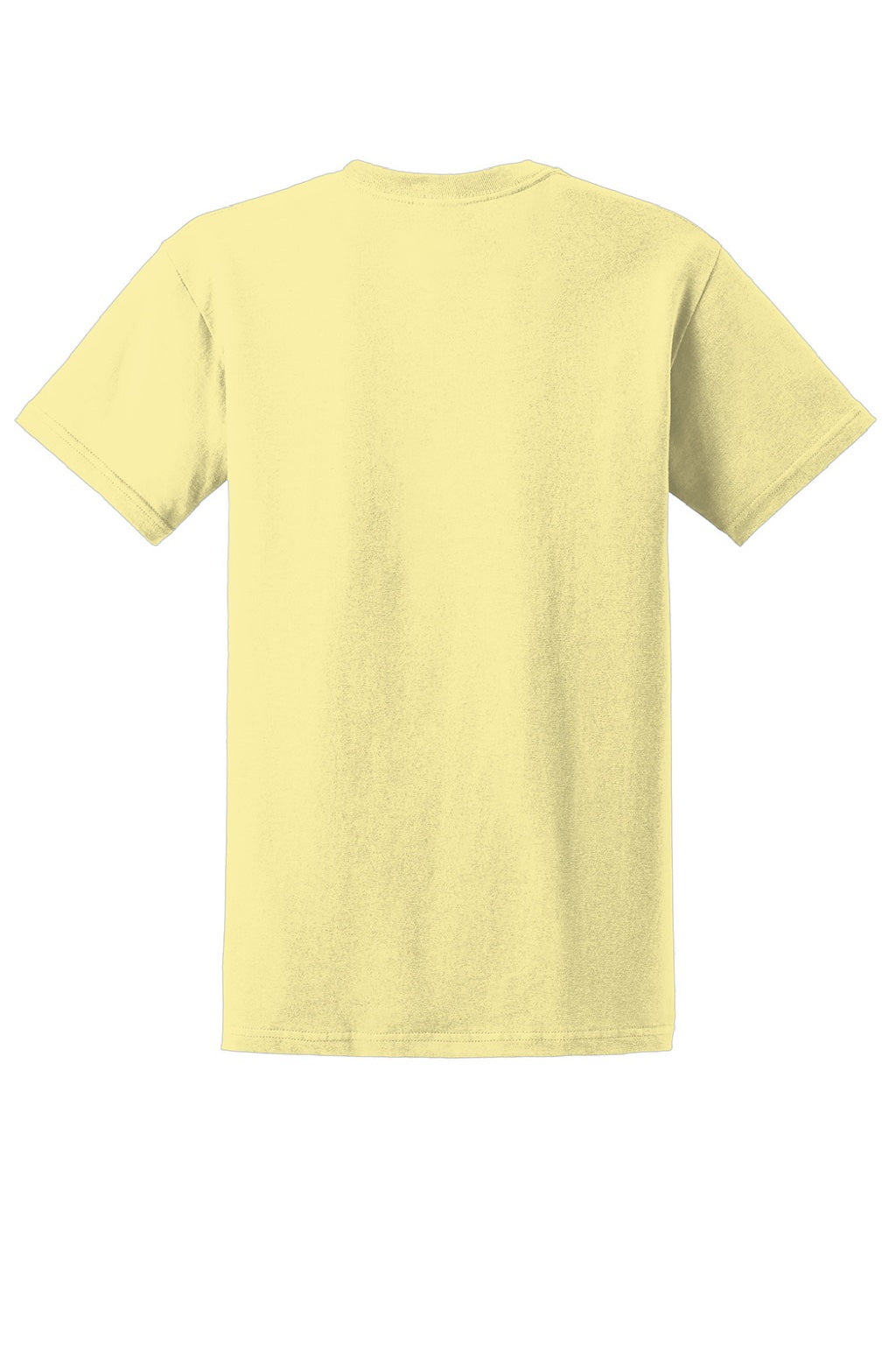 Gildan 2000/2000T Mens Ultra Short Sleeve Crewneck T-Shirt Cornsilk Yellow Flat Back