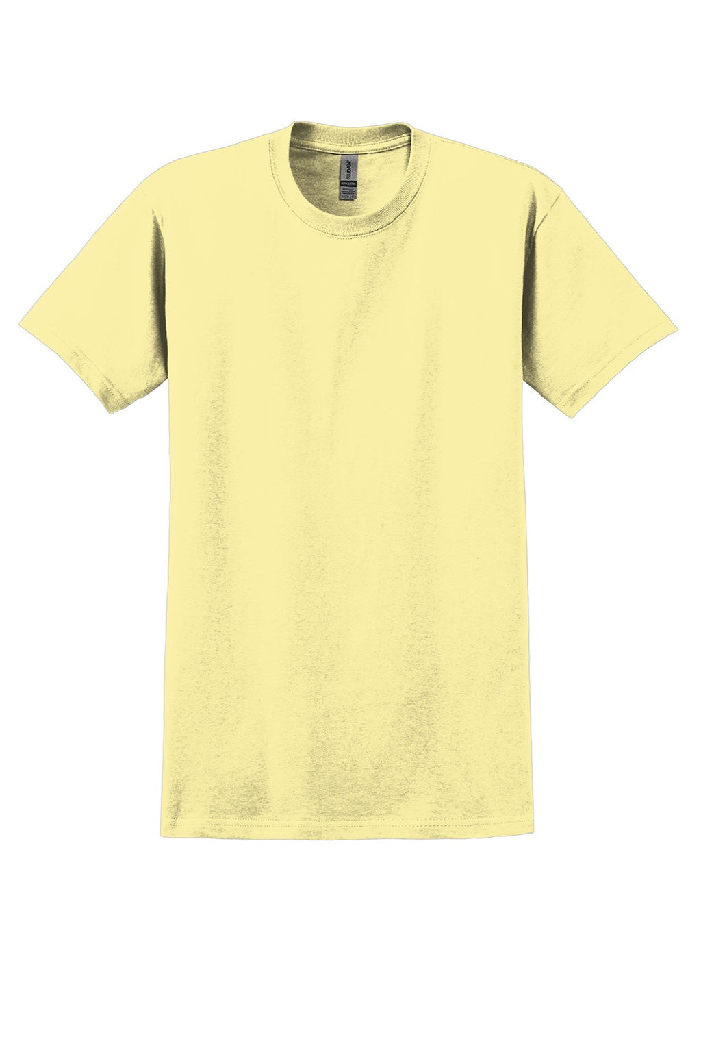 Gildan 2000/2000T Mens Ultra Short Sleeve Crewneck T-Shirt Cornsilk Yellow Flat Front
