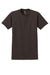 Gildan 2000/2000T Mens Ultra Short Sleeve Crewneck T-Shirt Dark Chocolate Brown Flat Front