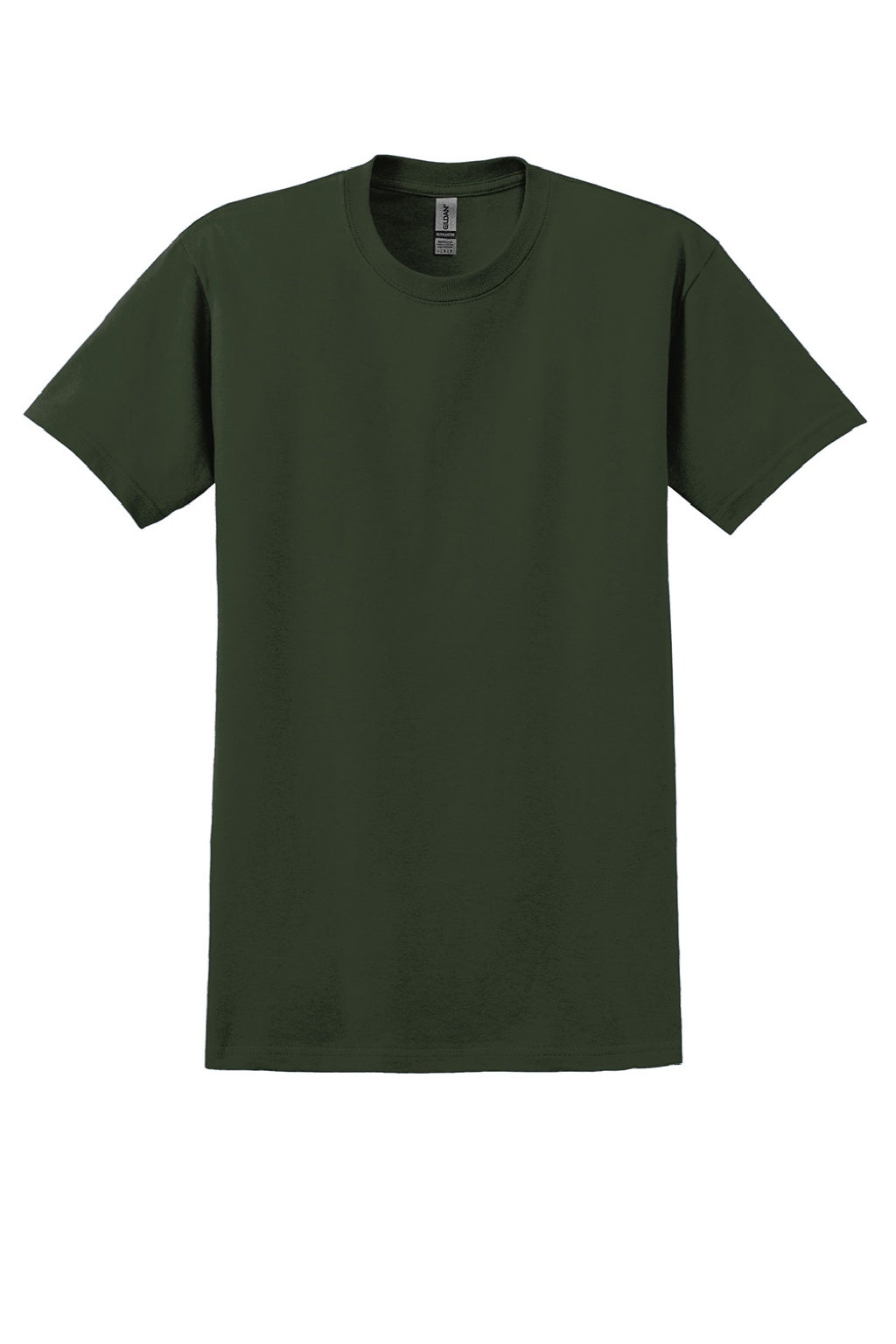 Gildan 2000/2000T Mens Ultra Short Sleeve Crewneck T-Shirt Forest Green Flat Front