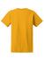 Gildan 2000/2000T Mens Ultra Short Sleeve Crewneck T-Shirt Gold Flat Back