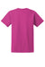 Gildan 2000/2000T Mens Ultra Short Sleeve Crewneck T-Shirt Heliconia Pink Flat Back
