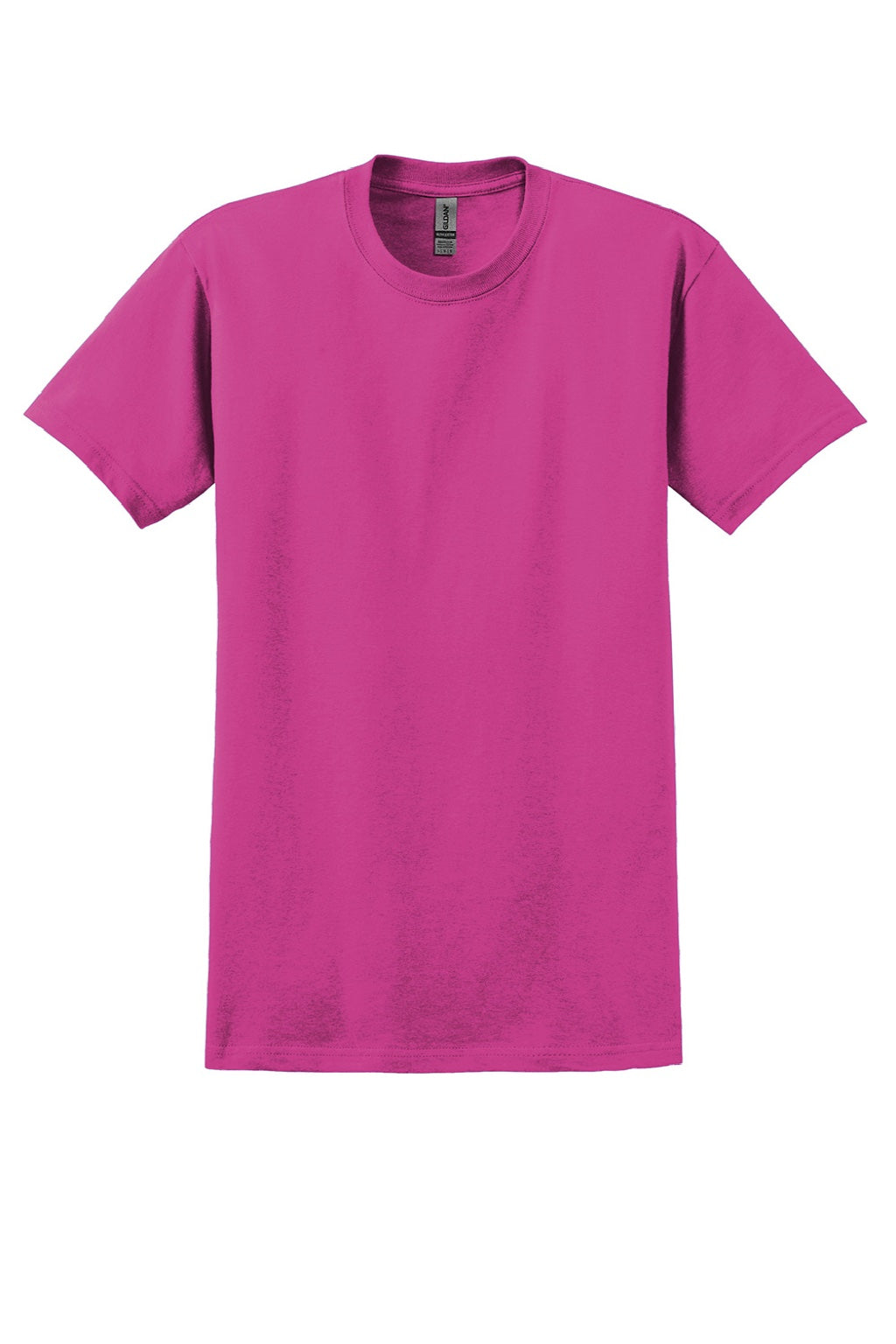 Gildan 2000/2000T Mens Ultra Short Sleeve Crewneck T-Shirt Heliconia Pink Flat Front