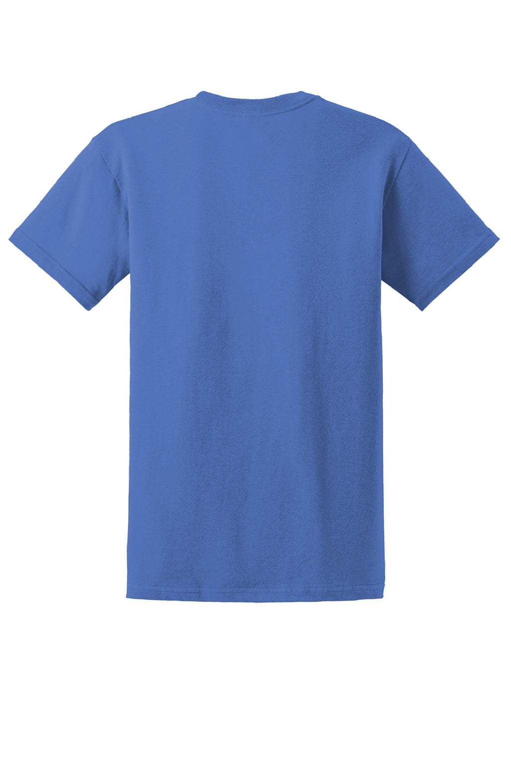 Gildan 2000/2000T Mens Ultra Short Sleeve Crewneck T-Shirt Iris Blue Flat Back
