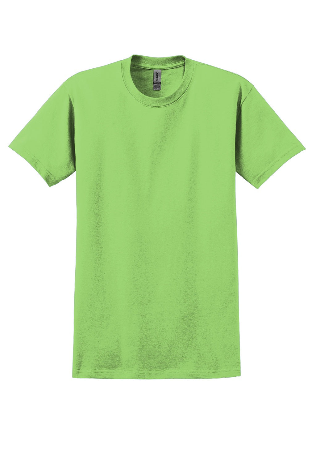 Gildan 2000/2000T Mens Ultra Short Sleeve Crewneck T-Shirt Lime Green Flat Front
