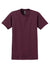 Gildan 2000/2000T Mens Ultra Short Sleeve Crewneck T-Shirt Maroon Flat Front