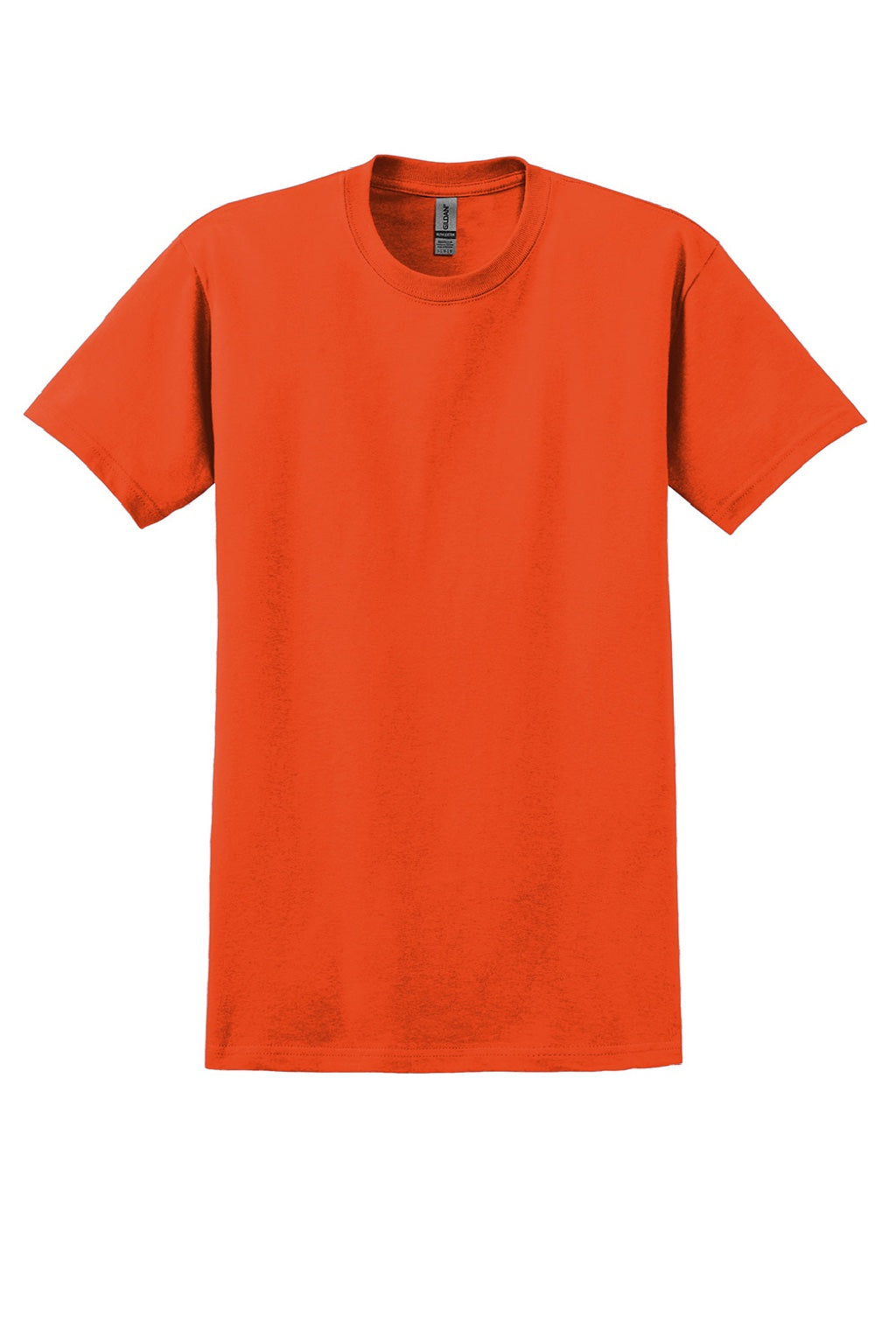 Gildan 2000/2000T Mens Ultra Short Sleeve Crewneck T-Shirt Orange Flat Front