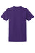 Gildan 2000/2000T Mens Ultra Short Sleeve Crewneck T-Shirt Purple Flat Back
