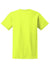 Gildan 2000/2000T Mens Ultra Short Sleeve Crewneck T-Shirt Safety Green Flat Back