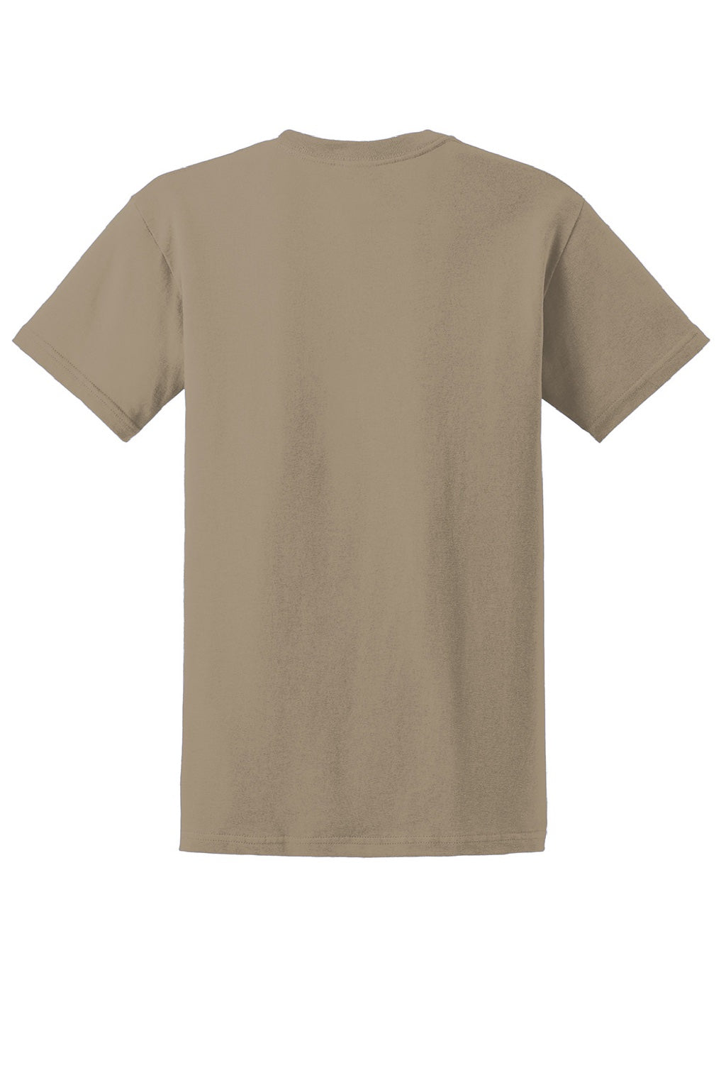 Gildan 2000/2000T Mens Ultra Short Sleeve Crewneck T-Shirt Tan Flat Back