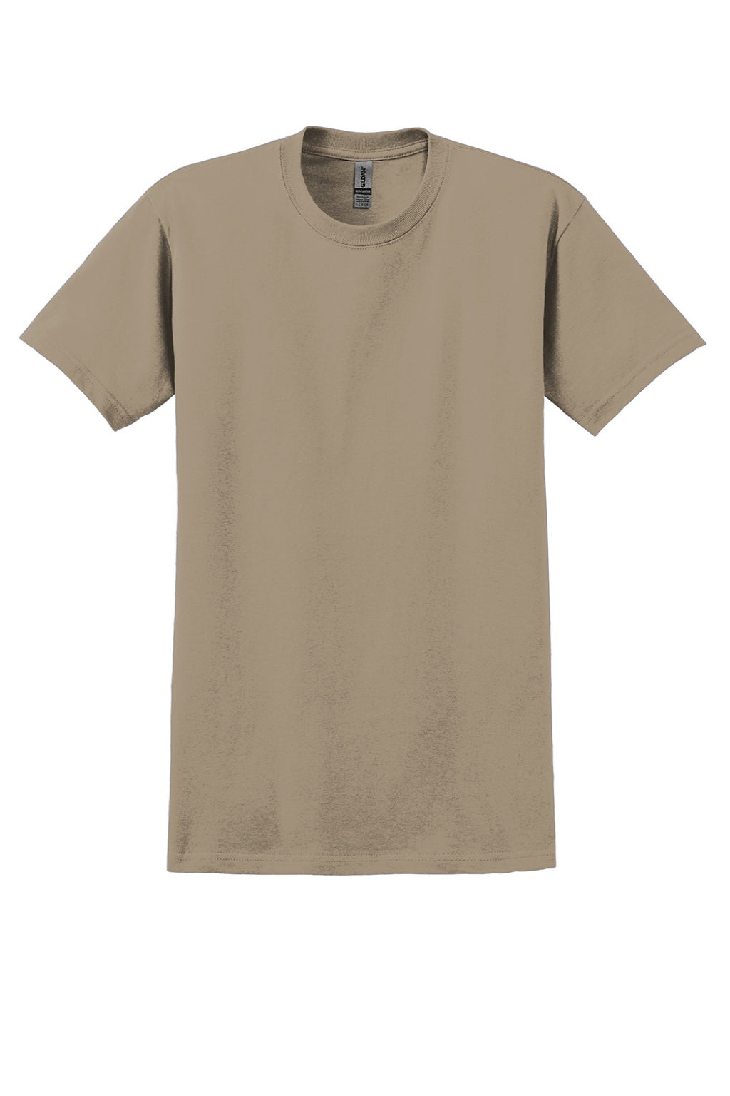 Gildan 2000/2000T Mens Ultra Short Sleeve Crewneck T-Shirt Tan Flat Front