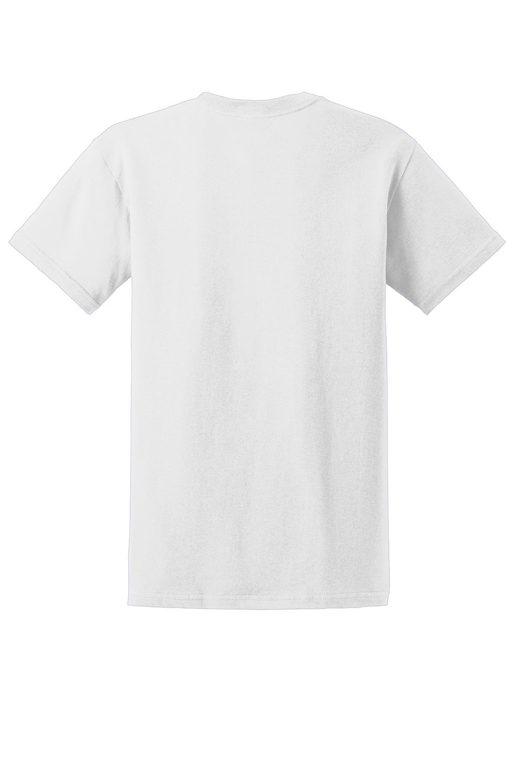 Gildan 2000/2000T Mens Ultra Short Sleeve Crewneck T-Shirt White Flat Back
