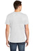 American Apparel 2001 Mens Fine Jersey Short Sleeve Crewneck T-Shirt Ash Grey Model Back