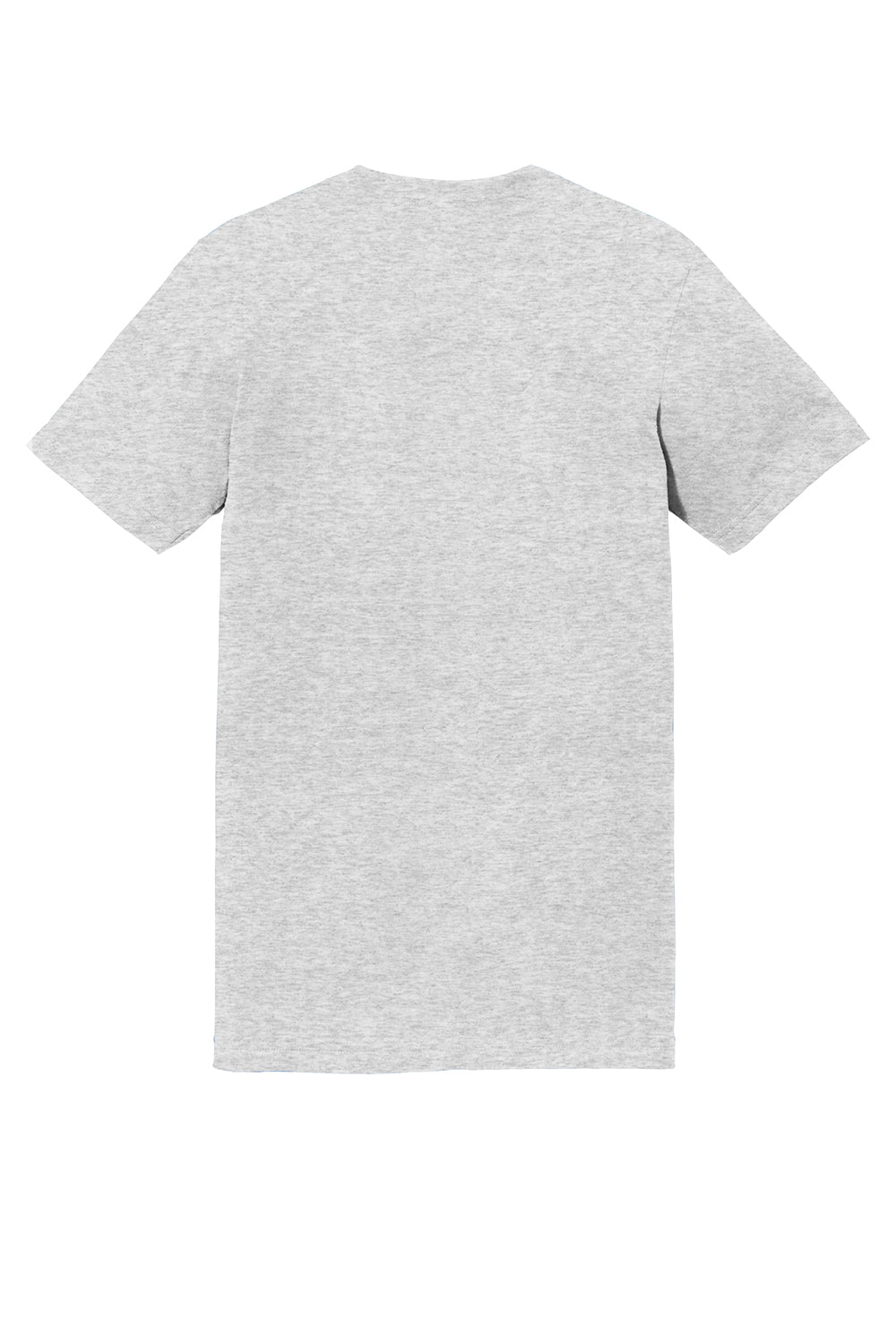 American Apparel 2001 Mens Fine Jersey Short Sleeve Crewneck T-Shirt Ash Grey Flat Back