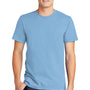 American Apparel Mens Fine Jersey Short Sleeve Crewneck T-Shirt - Baby Blue