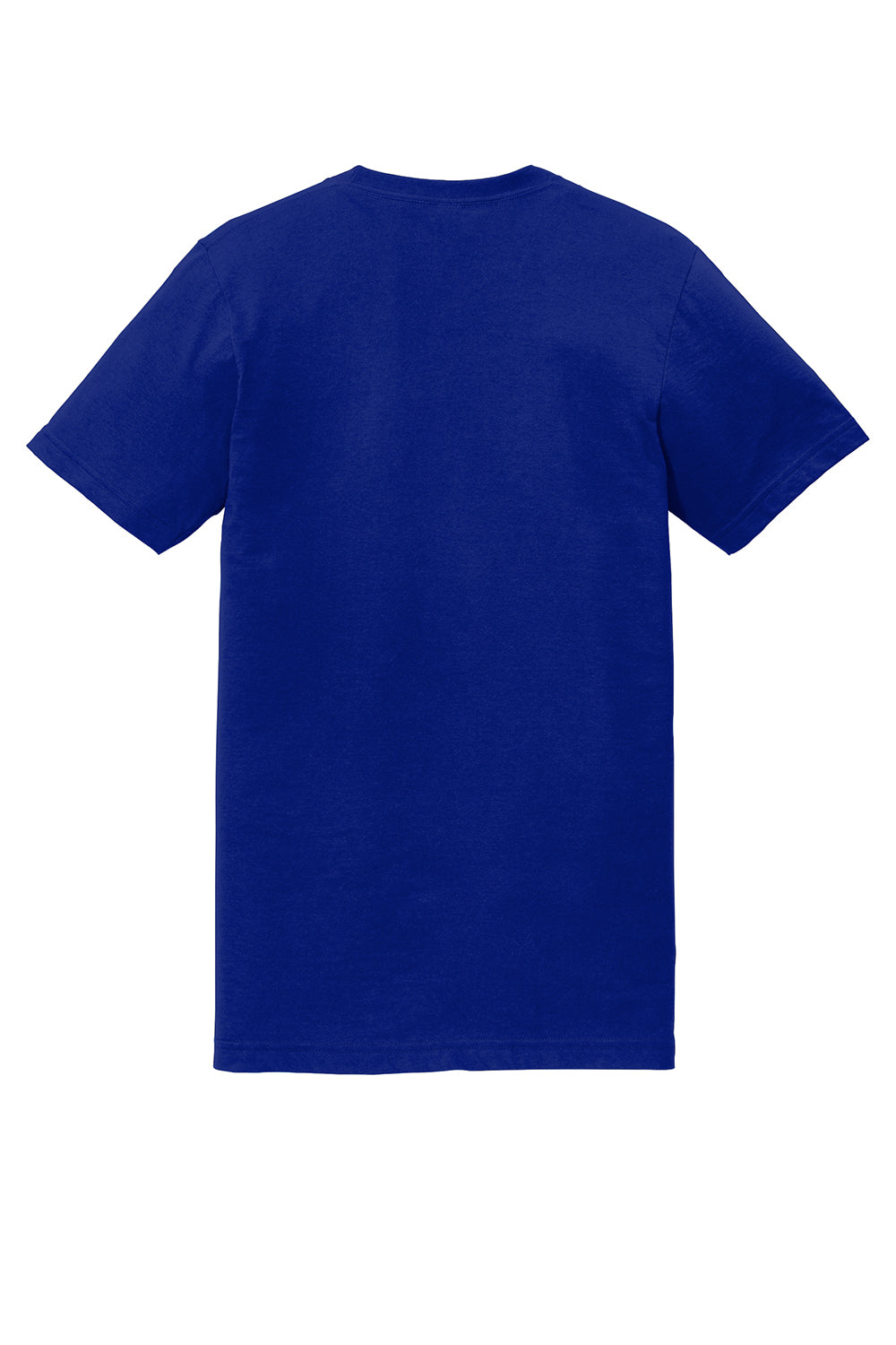 American Apparel 2001 Mens Fine Jersey Short Sleeve Crewneck T-Shirt Lapis Blue Flat Back