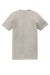 American Apparel 2001 Mens Fine Jersey Short Sleeve Crewneck T-Shirt New Silver Grey Flat Back