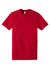 American Apparel 2001 Mens Fine Jersey Short Sleeve Crewneck T-Shirt Red Flat Front