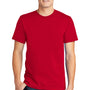 American Apparel Mens Fine Jersey Short Sleeve Crewneck T-Shirt - Red