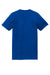American Apparel 2001 Mens Fine Jersey Short Sleeve Crewneck T-Shirt Royal Blue Flat Back