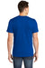American Apparel 2001 Mens Fine Jersey Short Sleeve Crewneck T-Shirt Royal Blue Model Back