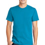 American Apparel Mens Fine Jersey Short Sleeve Crewneck T-Shirt - Teal Blue