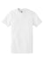 American Apparel 2001 Mens Fine Jersey Short Sleeve Crewneck T-Shirt White Flat Front