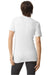 American Apparel 2001CVC Mens CVC Short Sleeve Crewneck T-Shirt White Model Back