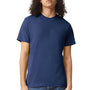 American Apparel Mens CVC Short Sleeve Crewneck T-Shirt - Heather Indigo Blue