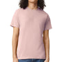 American Apparel Mens CVC Short Sleeve Crewneck T-Shirt - Heather Blush Pink