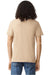 American Apparel 2001CVC Mens CVC Short Sleeve Crewneck T-Shirt Heather Bone Model Back