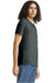 American Apparel 2001CVC Mens CVC Short Sleeve Crewneck T-Shirt Heather Charcoal Grey Model Side