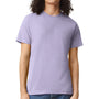 American Apparel Mens CVC Short Sleeve Crewneck T-Shirt - Heather Lilac Purple