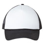 Valucap Hats Mens Foam Mesh Back Snapback Trucker Hat - White/Black