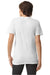 American Apparel 2006CVC Mens CVC Short Sleeve V-Neck T-Shirt White Model Back