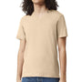 American Apparel Mens CVC Short Sleeve V-Neck T-Shirt - Heather Bone