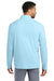 TravisMathew TM1MW452 Mens Crestview 1/4 Zip Sweatshirt Dream Blue Model Back