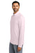 TravisMathew TM1MW452 Mens Crestview 1/4 Zip Sweatshirt Stone Pink Model Side