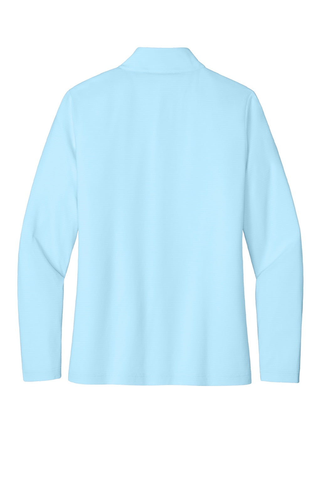 TravisMathew TM1WW003 Womens Crestview 1/4 Zip Sweatshirt Dream Blue Flat Back