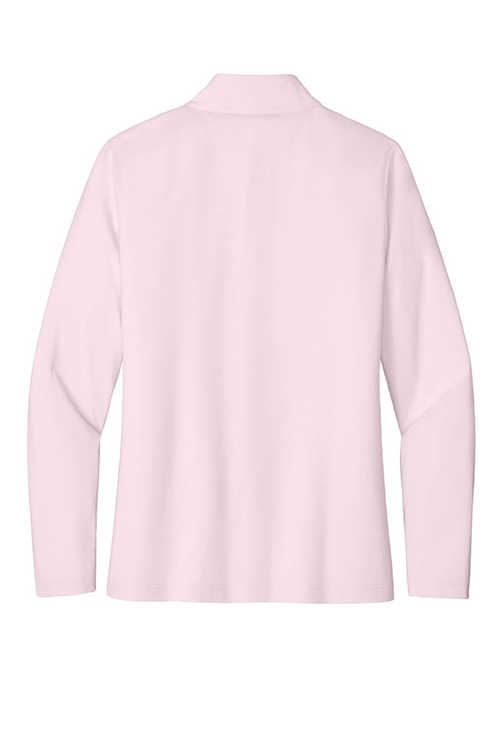 TravisMathew TM1WW003 Womens Crestview 1/4 Zip Sweatshirt Stone Pink Flat Back