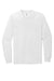 American Apparel 2007 Mens Fine Jersey Long Sleeve Crewneck T-Shirt White Flat Front
