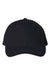 Sportsman Hats AH30 Mens Adjustable Hat Black Flat Front