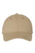 Valucap Hats AH30 Mens Structured Adjustable Hat Khaki Brown Flat Front